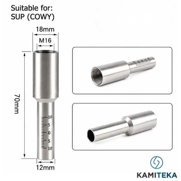 W-FT70 Nozzle holder (tube with scale) H70 d12 M16