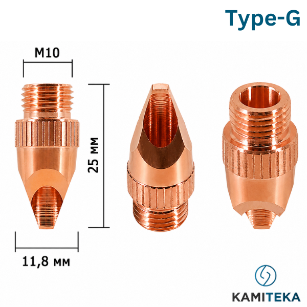 WNQ-07 Welding nozzle 25mm M10 (Type-G)