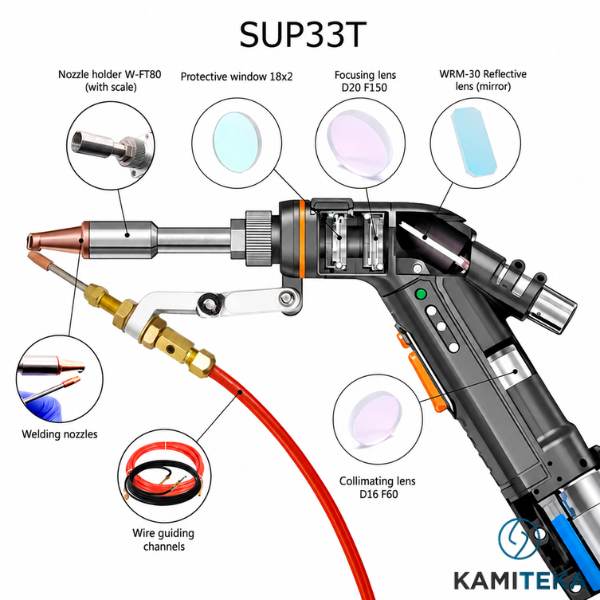 Supplies for SUP33T laser gun