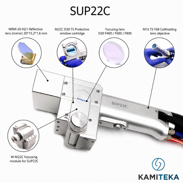 Supplies for laser gun for cleaning SUP22C